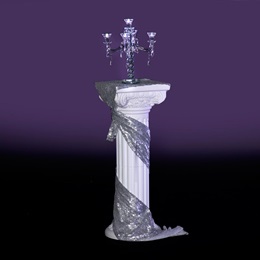 Pure Elegance Pillar With Candelabra Kit