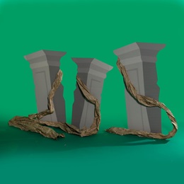 Jungle Ruins Pillars Kit (set of 3)
