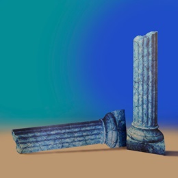 Ancient Undersea Ruins Large Columns Kit (set of 2)
