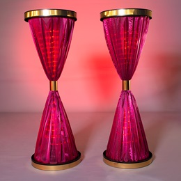 Hourglass With Class Lighted Columns Kit (set of 2)