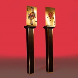 Golden Playing Cards Columns Kit (set of 2)