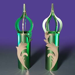 Short Shimmering City Spires Kit (set of 2)