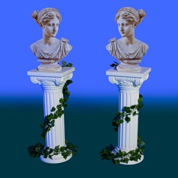 Greek Goddess Pedestals Kit (set of 2)