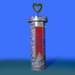 10 ft. 10 in. Heartfall Castle Tower Kit