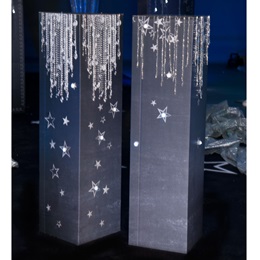 Dazzling Diamonds and Stars Columns Kit (set of 2)