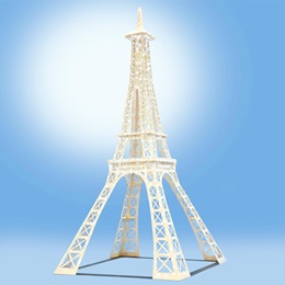 17 ft. 2 in. x 8 ft. 6 in. C'est Excellent Eiffel Tower Kit