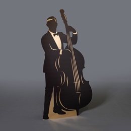 Metallic Bass Player Stand-up Kit