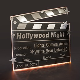 Personalized Hollywood Clapboard Kit