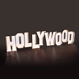 Shiny Hollywood Letters Kit