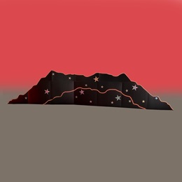 Lighted Black Hills Silhouette Kit