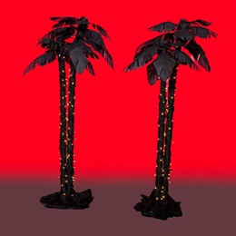 Sneak Preview Lighted Palm Trees Kit (set of 2)