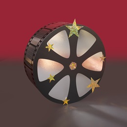 48 in. Hollywood Highlights Film Reel Kit