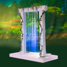 8 ft. 6 in. x 7 ft. 7 in. Utopian Waterfall Kit