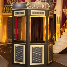 7 ft. 7 in. Two Please Cinema Ticket Booth Kit