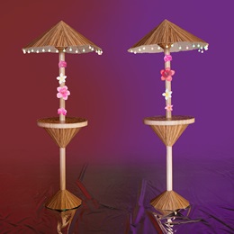 Tiki Hut Tables Kit (set of 2)