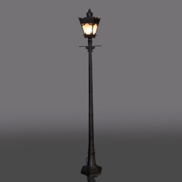 6 ft. Bright of Night Lamppost Kit