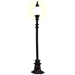 Single Globe Wire Lamppost