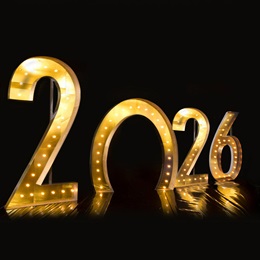 Your Year is Here Lighted Numbers Kit