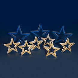 Stars of Blue and Gold Kit (set of 9)