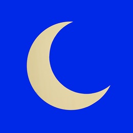 36 in. x 30 in. Moonlight and Memories Crescent Moon Kit