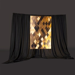 Metallic Diamonds Backdrop Panel Kit