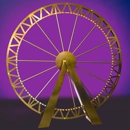 9 ft. 6 in. x 8 ft. 4 in. A Grand Time Ferris Wheel Kit