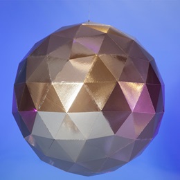 Gold Retro Disco Sphere Kit