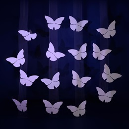 Perfectly Pearl-colored Butterfly Panels Kit (set of 4)