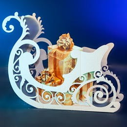 Fantasy Sleigh With Presents Kit