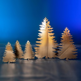 Dreams Made of Gold Trees Kit (set of 5)