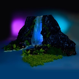 8 ft. Radiant Cascade Large Waterfall Kit