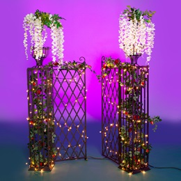 Wisteria and Roses Decorated Gate Kit