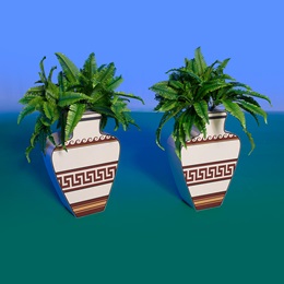 Stunning Santorini Vases Kit (set of 2)