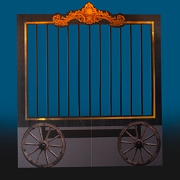 7 ft. 7 in. x 7 ft. Circus Wagon Stand-up Kit
