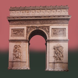 8 ft. 11 in. x 9 ft. 8 in. Arc de Triomphe Landmark Arch Kit