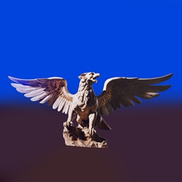 35 in. x 6 ft. 1 in. Mythical Guardian Griffon Cutout Kit