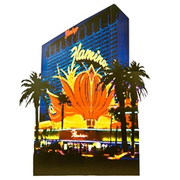 9 ft. 10 in. x 7 ft. 4 in. Fancy Evening at the Flamingo Casino Kit