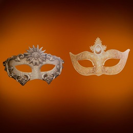 Mysterious Masquerade Masks Kit (set of 2)