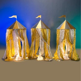 Silver-n-Gold Showtime Tents (set of 3) Kit