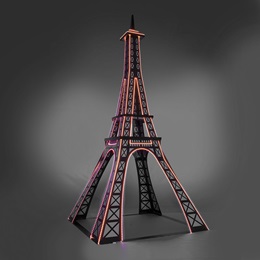 17 ft. 2 in. x 8 ft. 6 in. Eiffel in Love With You Kit