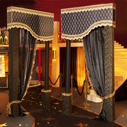 10 ft. x 5 ft. Elegant Entertainment Draped Walls Kit (set of 2)