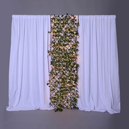 Blooming Blossoms Fabric Wall With Trellis Kit