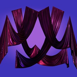 60 ft. Majestic and Magical Hanging Fabric Swags Kit