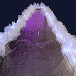 Lighted White Walkway Kit