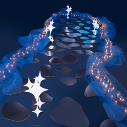 Wild Blue Yonder Pathway and Star Stands Kit