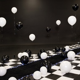 Ebony and Ivory Floor Decor Kit