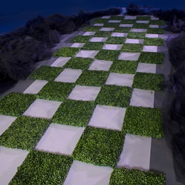 24 ft. Checkered Lawn Walkway Kit