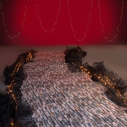 Flagstone Walkway and Hanging Lights Kit
