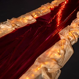 30 ft. Stepping Out in Scarlet Lighted Walkway Kit