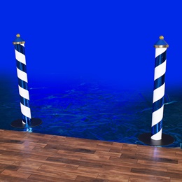 50 in. x 18 in. Pali and Promenade in Venice Kit